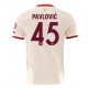 Bayern Munich Aleksandar Pavlovic #45 Replike Rezervni Dres 2024-25 Kratak Rukav